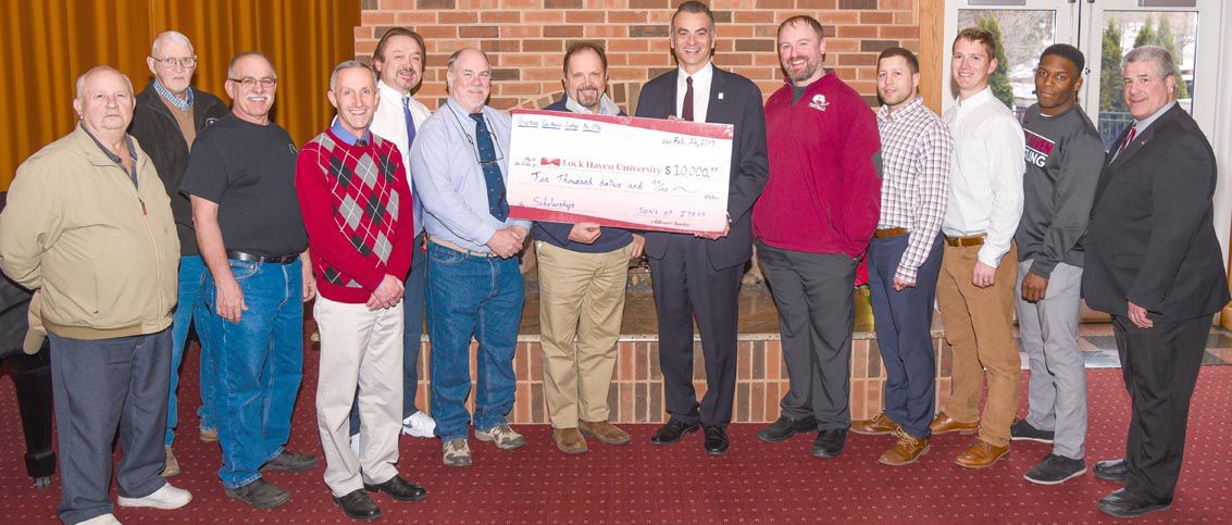 Sons of Italy make $10,000 donation in support of LHU